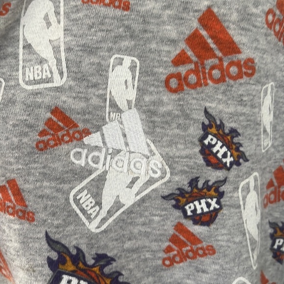 adidas NBA PHX basketball zip up grey hoodie - Picture 3 of 6